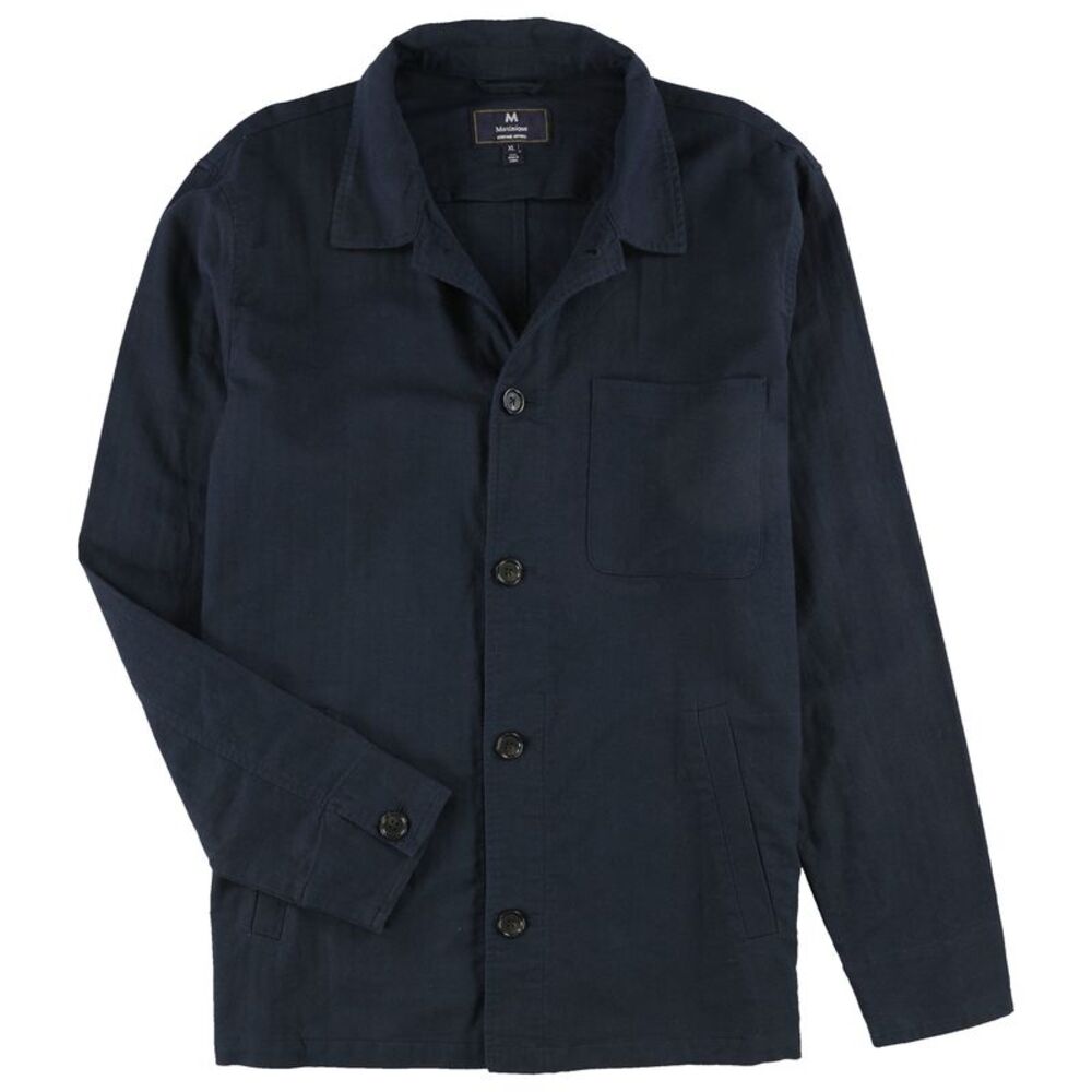 MATINIQUE Mens Chest Pocket Button Up Shirt, NWT